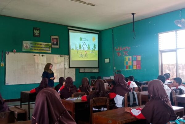 SMP N 4 Cilacap kembali di kunjungi untuk Sosialisasi Bahaya Penyalahgunaan Narkoba