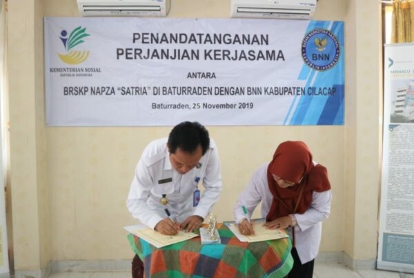 Kerjasama BNN Kabupaten Cilacap dengan BRSKPN Satria di Baturaden