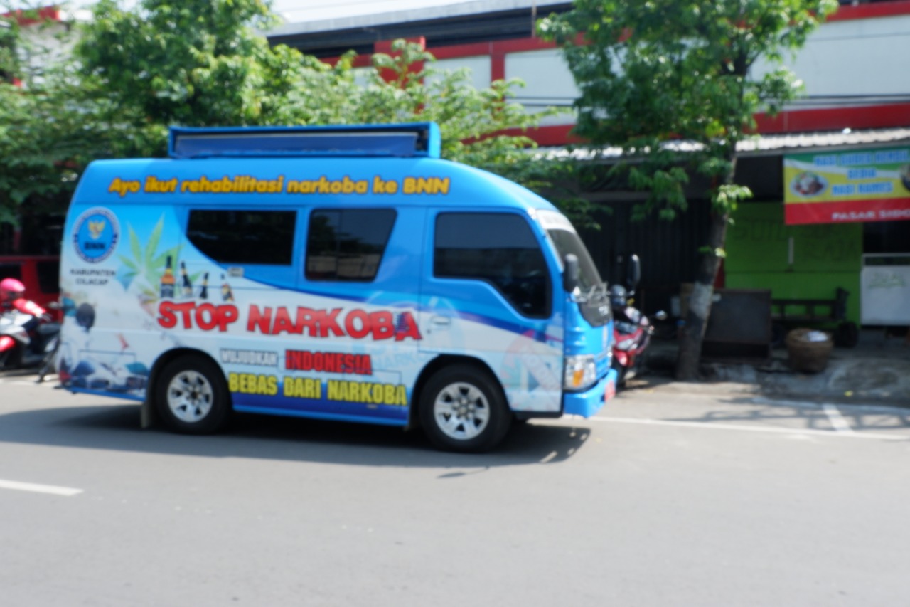 KIE Keliling Kampanye Stop Narkoba dan Stop Covid 19