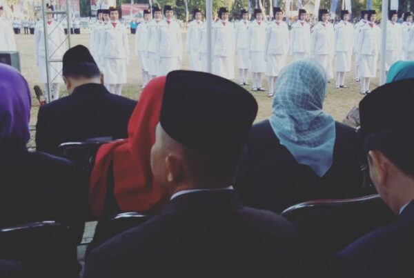 Upacara Penurunan Bendera Kebangsaan Sang Merah Putih Dalam Rangka Peringatan HUT Kemerdekaan RI Ke-74 Tahun 2019