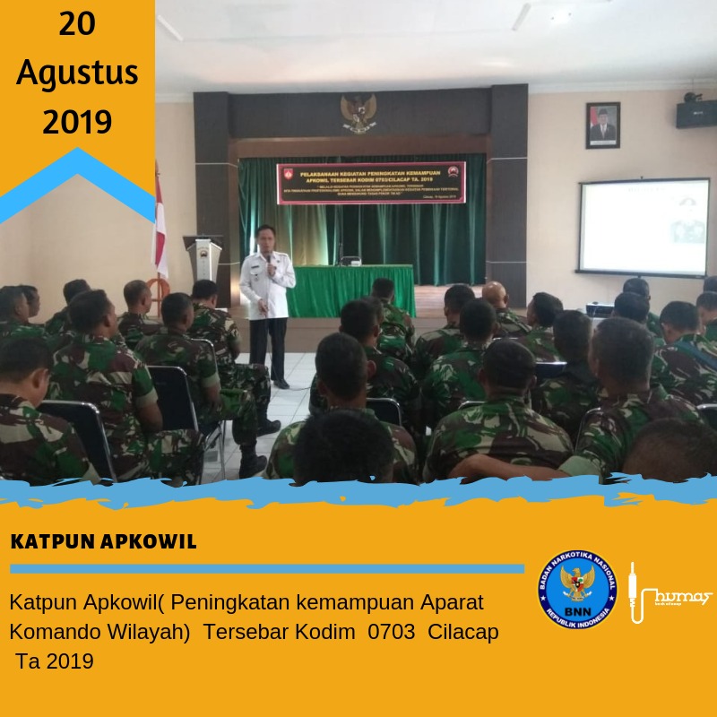 Katpun Apkowil (Peningkatan Kemampuan Aparat Komando Wilayah) Tersebar Kodim 0703 Cilacap 2019
