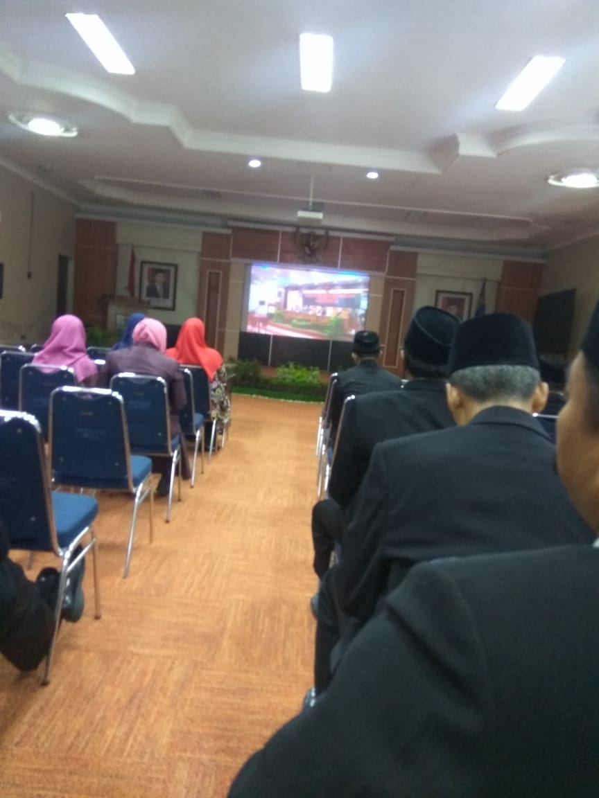 BNN Kabupaten Cilacap Hadiri Pengambilan Sumpah atau Janji Pimpinan DPRD Kabupaten Cilacap Masa Jabatan Tahun 2019 - 2024
