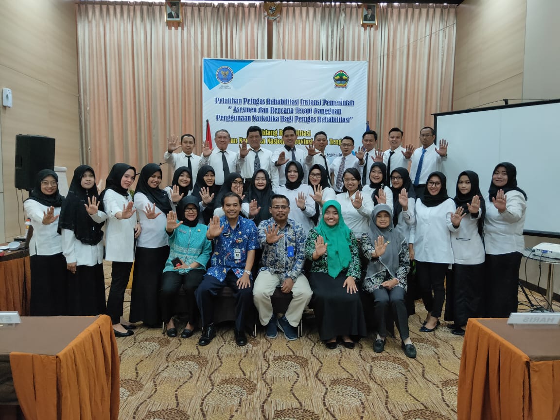 Pelatihan Assessmen & Rencana Terapi Gangguan Penggunaan Narkotika bagi Petugas Rehabilitasi Pelatihan Assessmen & Rencana Terapi Gangguan Penggunaan Narkotika bagi Petugas Rehabilitasi