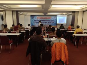 Sosialisasi Program Rehabilitasi dan Pascarehabilitasi Pecandu dan Korban Penyalahgunaan Narkotika Tahun 2019