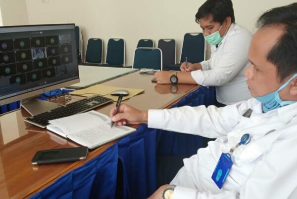 BNNK Cilacap turut serta dalam Video Conference bersama Kepala BNNP Jateng