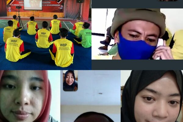 Konseling Online dengan WBP Lapas Narkotika menjelang lebaran