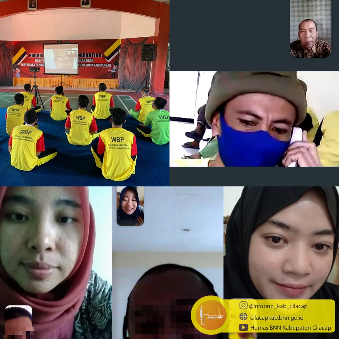 Konseling Online dengan WBP Lapas Narkotika menjelang lebaran