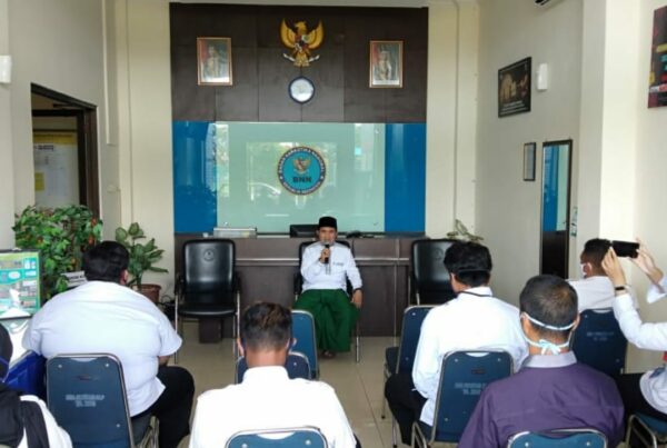 Halal Bihalal Pegawai BNN Kabupaten Cilacap dengan Tetap Mengutamakan Protokol Kesehatan
