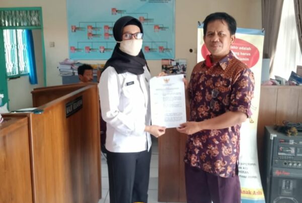 SK Agen Pemulihan Pasca Rehabilitasi Desa Kalisabuk dan Karangkandri, Terbit