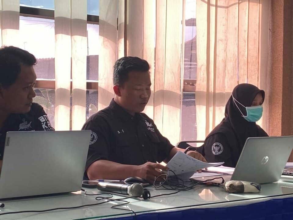 BNN Kabupaten Cilacap Mengikuti Desk Evaluation Pembangunan Zona Integritas Bersama TPN KemenpanRB