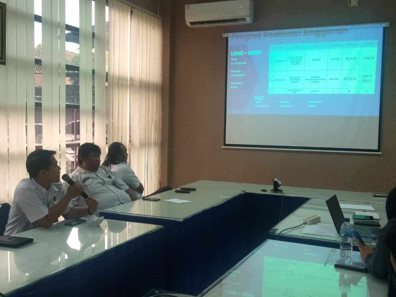 BNN Kabupaten Cilacap Melaksanakan Rapat Analisis dan Evaluasi Kinerja Triwulan III
