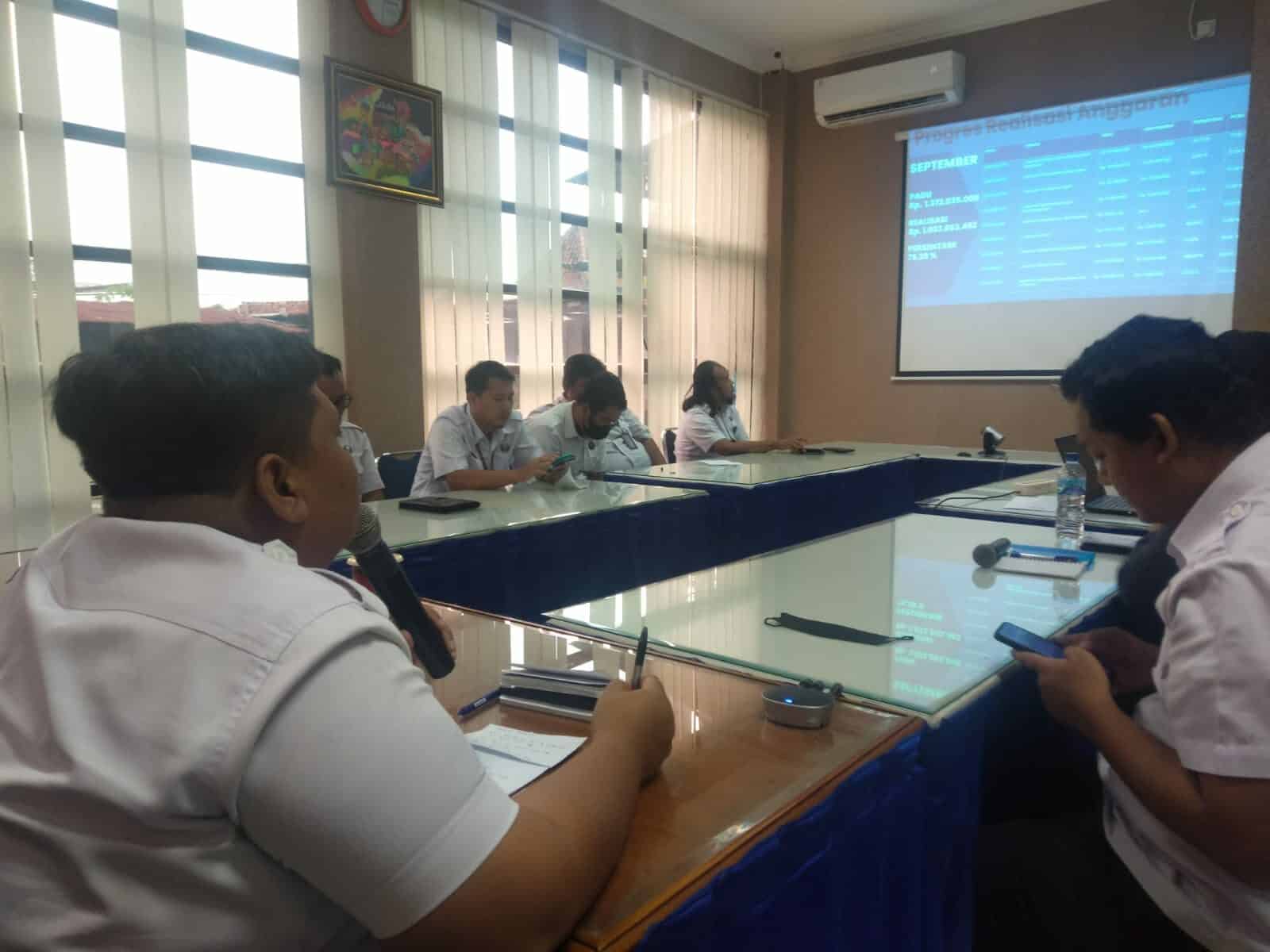 BNN Kabupaten Cilacap Melaksanakan Rapat Analisis dan Evaluasi Kinerja Triwulan III