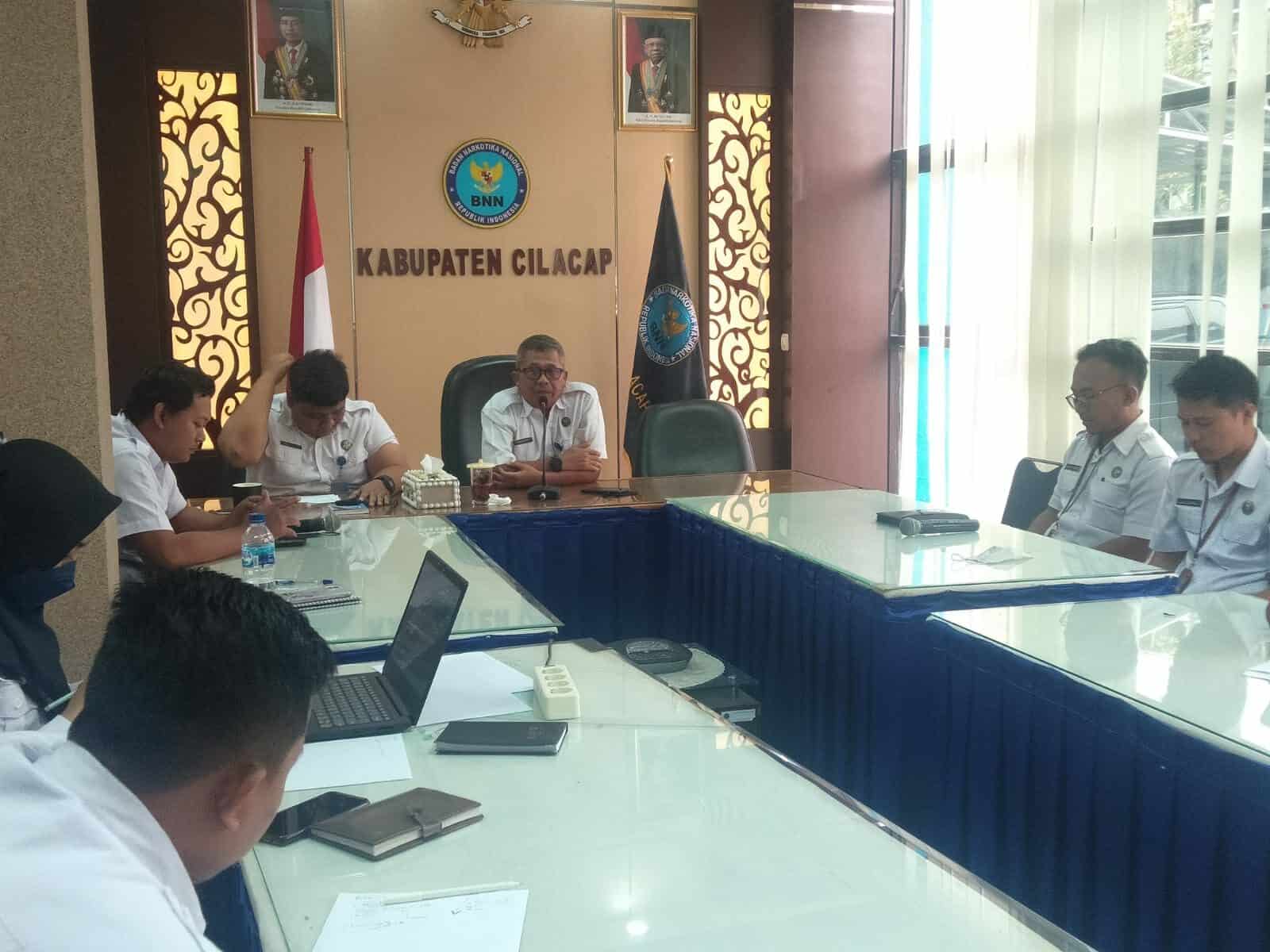 BNN Kabupaten Cilacap Melaksanakan Rapat Analisis dan Evaluasi Kinerja Triwulan III BNN Kabupaten Cilacap Melaksanakan Rapat Analisis dan Evaluasi Kinerja Triwulan III