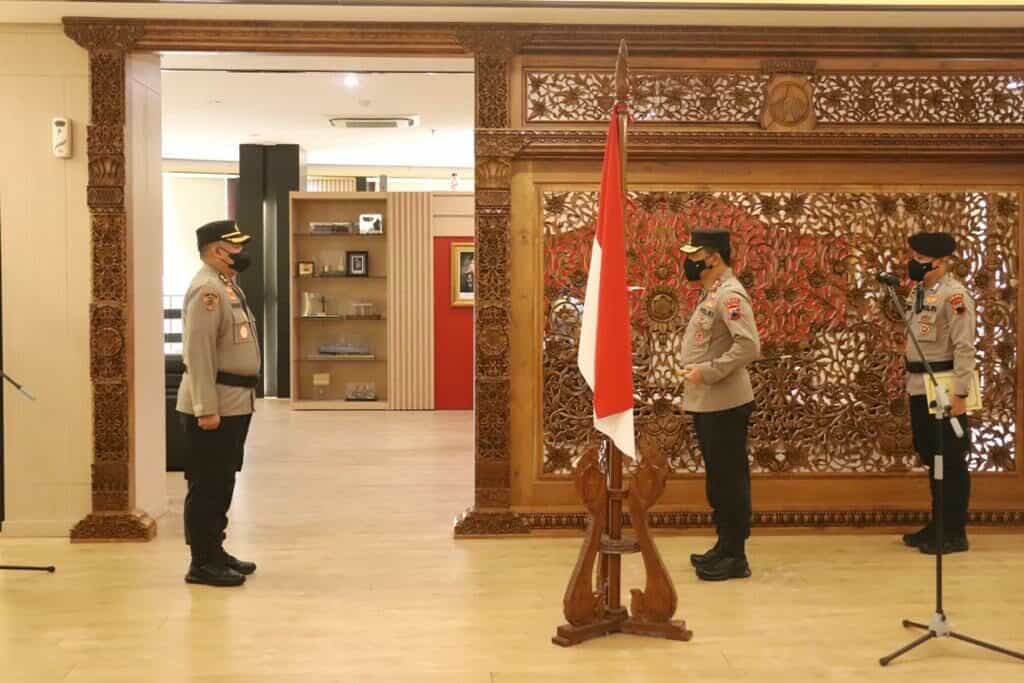 Upacara Pelantikan Kenaikan Pangkat Kepala BNNK Cilacap