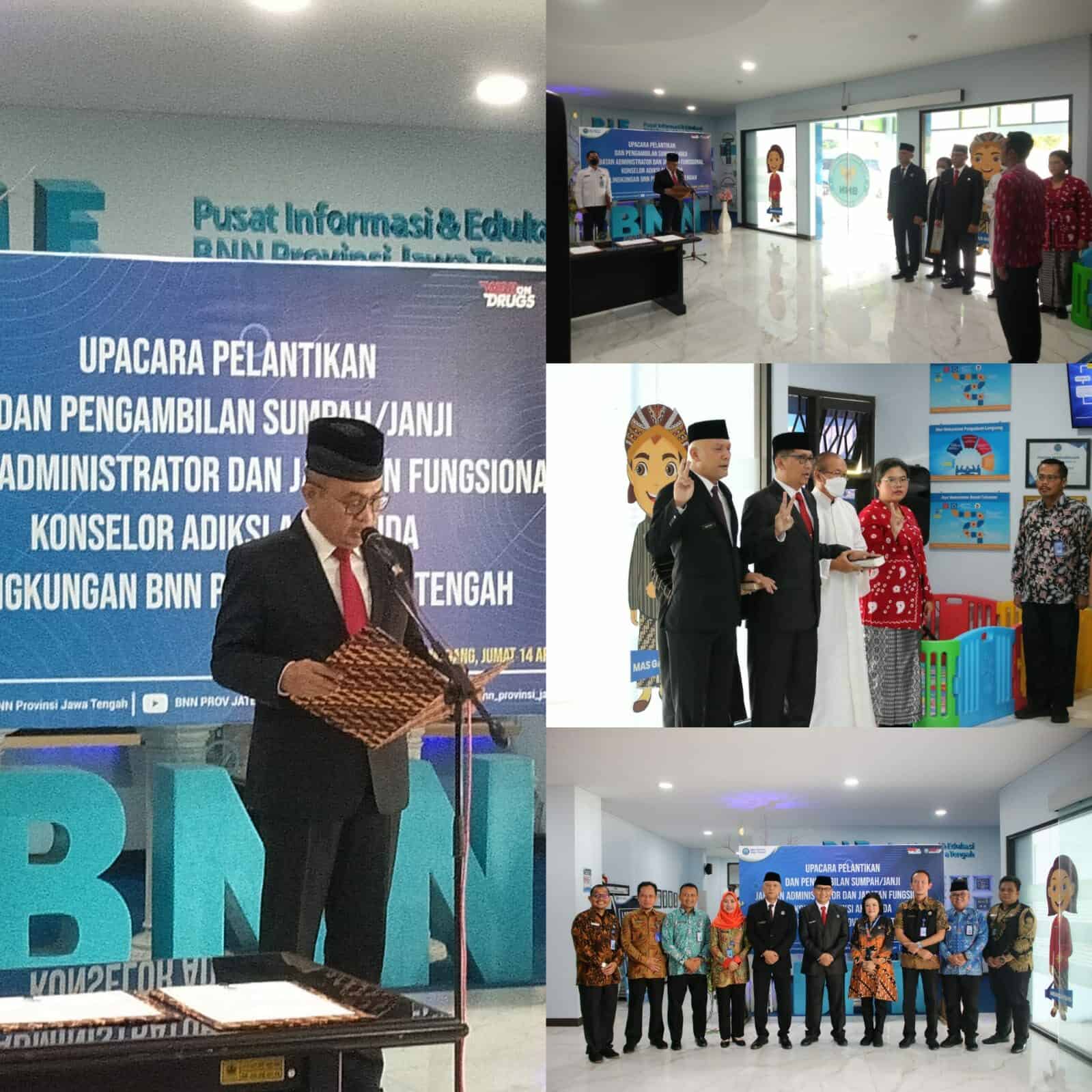 Pelantikan Kepala BNN Kabupaten Cilacap Konsep Otomatis