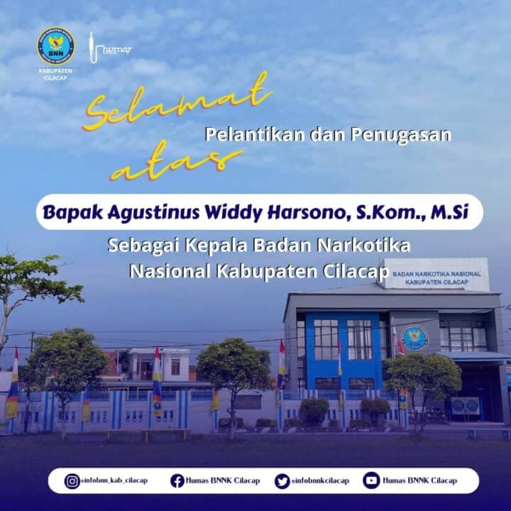 Pelantikan Kepala BNN Kabupaten Cilacap