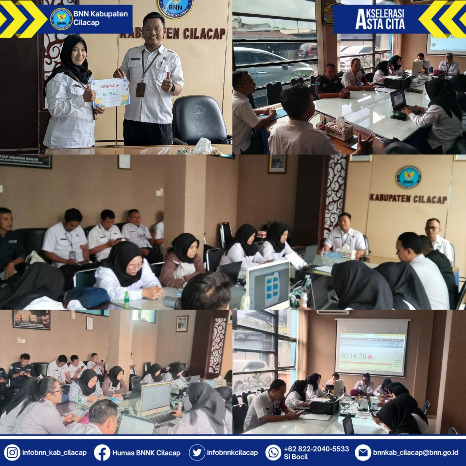 Internalisasi Pembangunan Zona Integritas BNN Kabupaten Cilacap